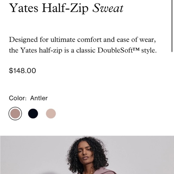 Varley Yates Half Zip Sweatshirt - Picture 9 of 12